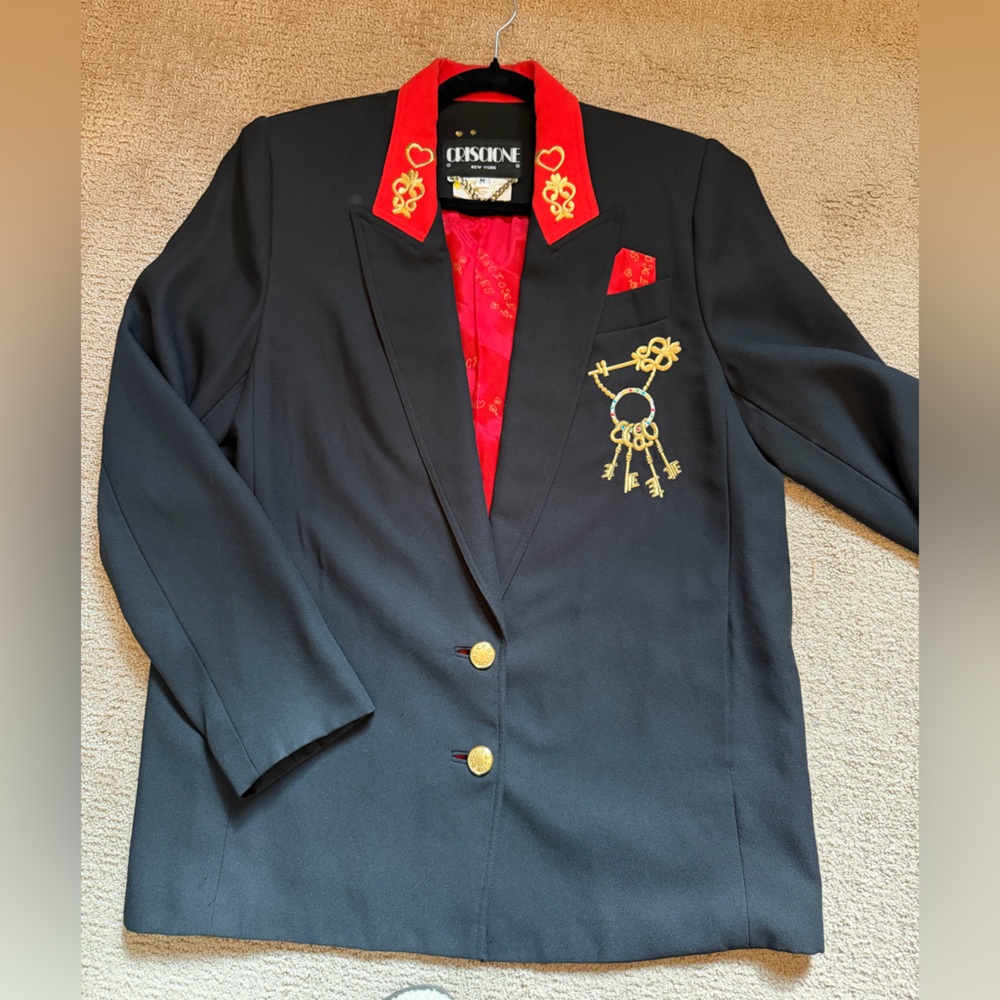 Vintage Criscione Blazer by Cache size M NWOT
